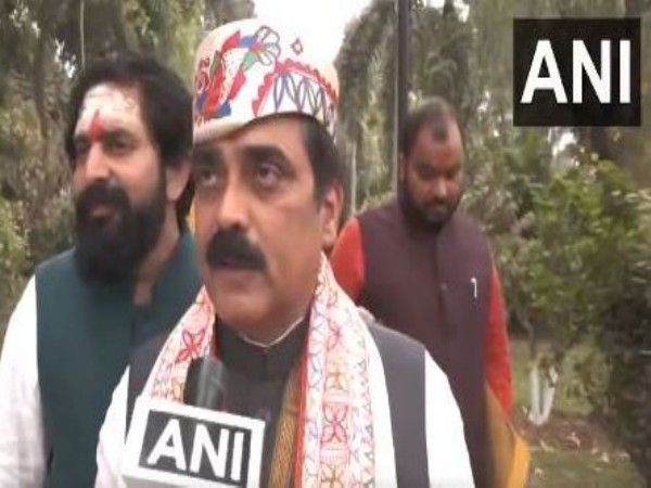 Bihar Minister Jibesh Kumar (Photo/ANI)