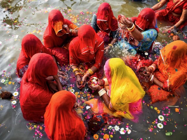 Devotees at Maha Kumbh in Prayagraj (Photo/ANI)