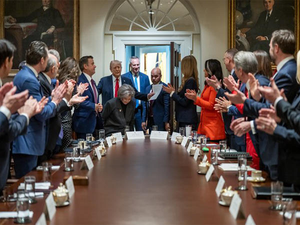 US President Donald Trump at cabinet meeting (Image: X@WhiteHouse)