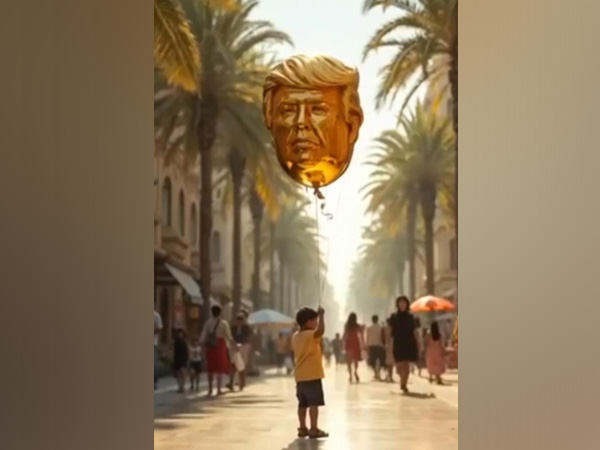 Screengrab from the AI video (Image: Truth Social@@realDonaldTrump)