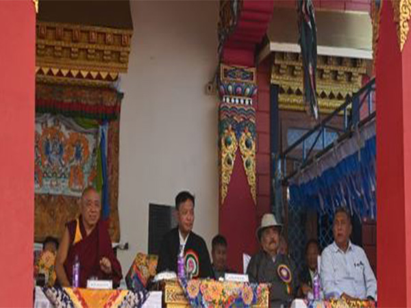 Sikyong Penpa Tsering attends Cham dance ceremony in Hunsur (Image Credit: X/@CTA_TibetdotNet)