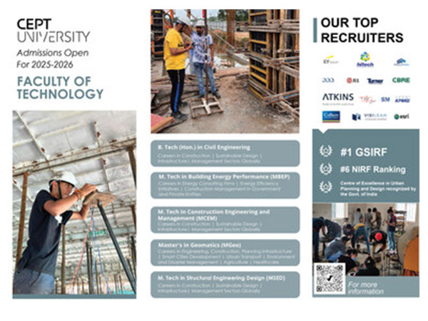 Faculty of Technology Invites Applications to UG and PG Courses