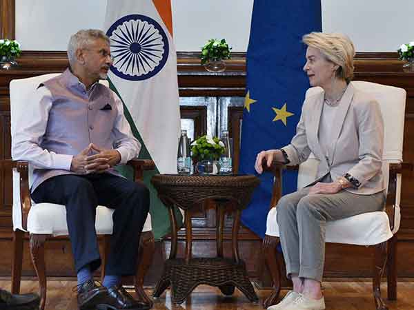 EAM Jaishankar with European Commission President Ursula von der Leyen (Photo/X @DrSJaishankar)