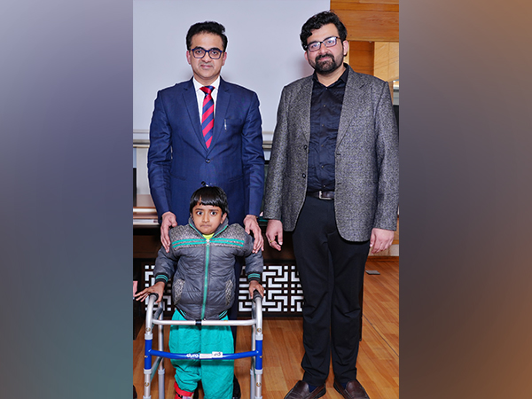 Delhi girl with rare bone condition set to walk again after complex surgery. (Photo/ANI)