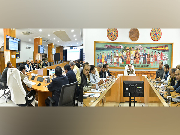General Manager of Northeast Frontier Railway reviews progress of new Gati Shakti cargo terminal projects (Photo/press release)