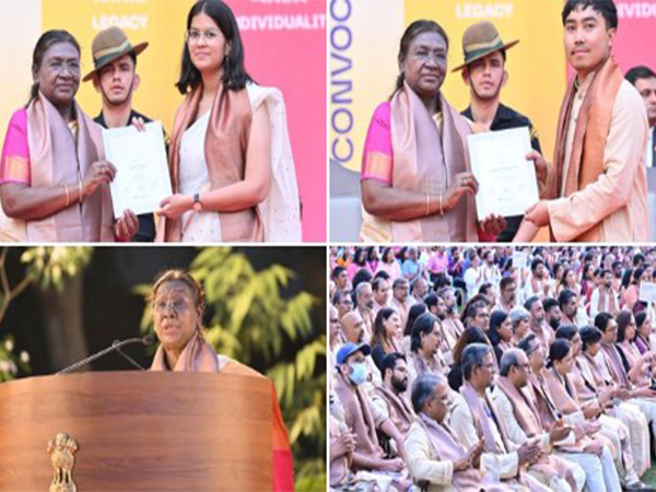 President Droupadi Murmu attends NID's graduation ceremony in Ahmedabad (Photo/X: @rashtrapatibhvn)