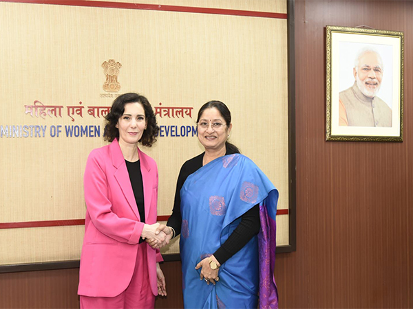 Union WCD minister Annpurna Devi met with European Commissioner Hadja Lahbib(Photo/X@MinistryWCD)