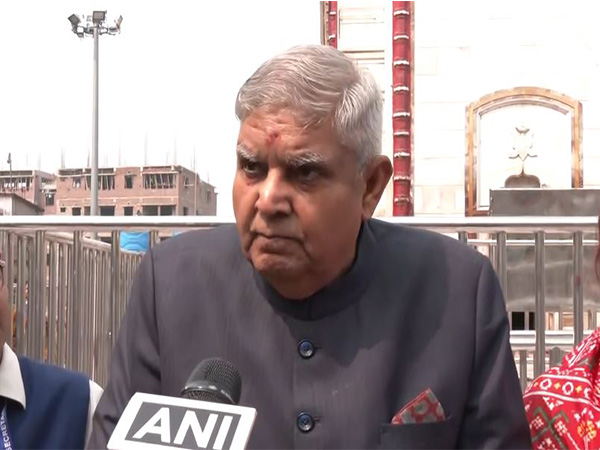 Vice President Jagdeep Dhankhar. (Photo/ANI)