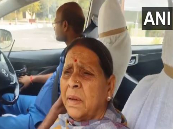 Former Bihar Chief Minister and RJD leader Rabri Devi (Photo/ANI)