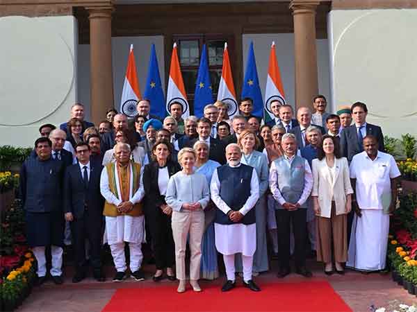 The delegations from India and the EU (Photo: X@vonderleye)