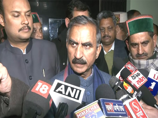 Himachal Pradesh Chief Minister Sukhvinder Singh Sukhu (Photo/ANI)