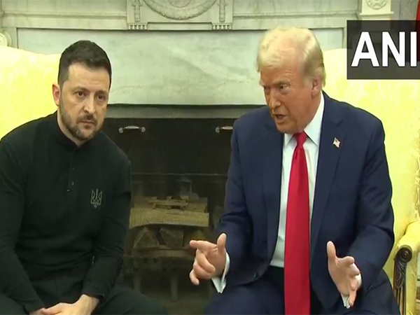 US President Donald Trump with Ukrainian President Volodymyr Zelenskyy (Photo/US Network Pool via Reuters)