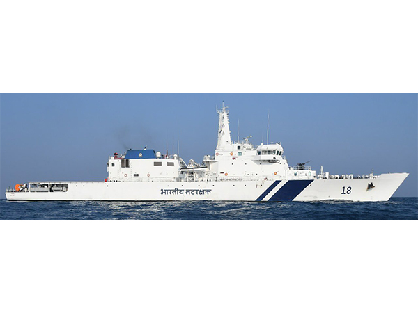 indian Coast Guard Ship Sachet departed for Sudan  (Photo/X Randhir Jaiswal @MEAIndia)