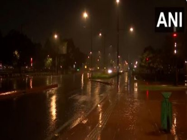 Light rain recorded at Central Secretariat and other parts of Delhi.(Photo/ANI)