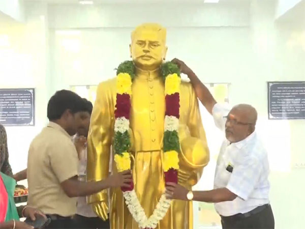 Tamil cinema’s first superstar MK Thyagaraja Bhagavathar remembered (Photo/ANI)