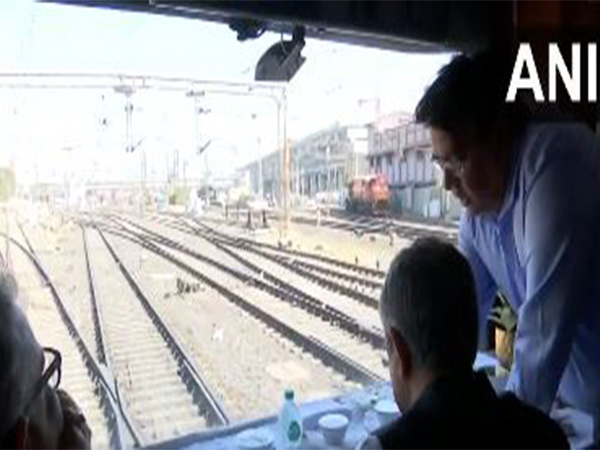 Railways Minister Ashwini Vaishnaw inspects National High Speed rail project in Ahmedabad (Photo/ANI)