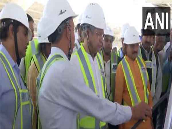 Railway Minister Ashwini Vaishnaw inspects ongoing work at Anand Bullet train station (Photo/ANI)