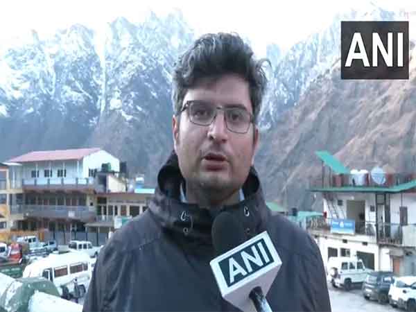 Chamoli District Magistrate, Sandeep Tiwari (Photo/ANI)