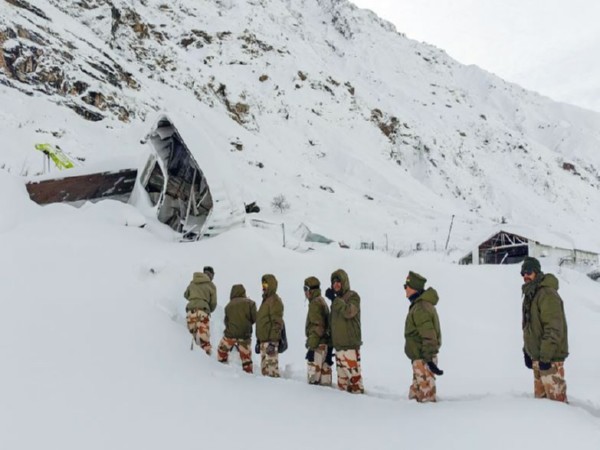 Visuals from avalanche site in Chamoli (Photo/ANI)