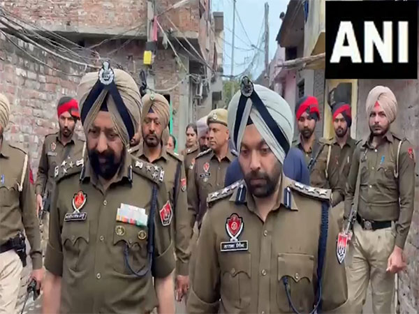 Punjab police conduct raids in Ferozepur and Patiala under 'War against Drugs' drive (Photo: ANI)