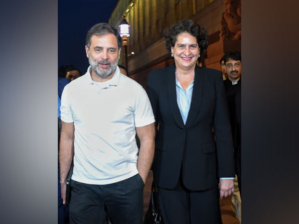 Congress leaders Rahul Gandhi and Priyanka Gandhi (FilePhoto/ANI)