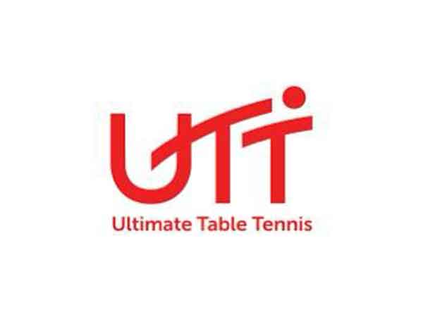 Ultimate Table Tennis logo. 