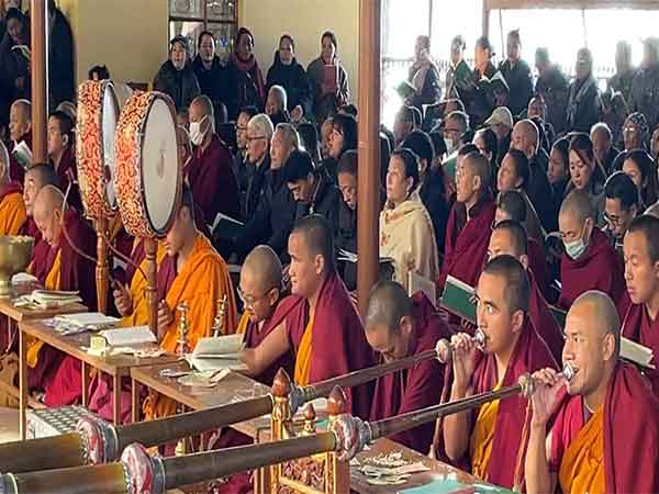 Tibetans-in-exile offer prayers on third day of Losar in Dharamshala (Photo/ANI)