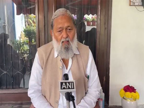  Haryana Minister Anil Vij (Photo/ANI)