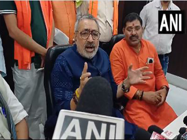 Union Minister Giriraj Singh (Photo/ANI)
