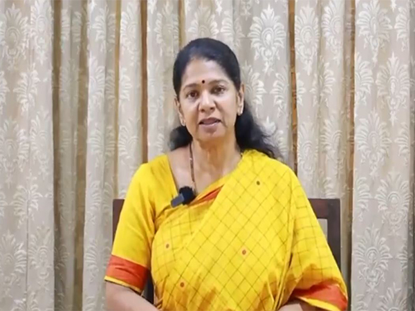 Dravida Munnetra Kazhagam (DMK) MP Kanimozhi (Photo/ANI)
