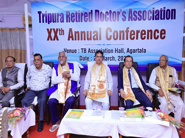 Tripura CM Manik Saha attends Annual Conference of Tripura Retired Doctor's Association (Photo/X:@DrManikSaha2)  