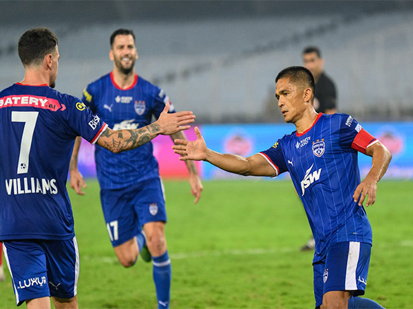 Sunil Chhetri celebrating (Photo: ISL) 
