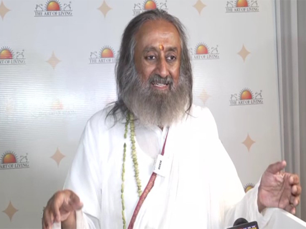 Spiritual leader and founder of Art of Living, Sri Sri Ravi Shankar (Photo/ANI)