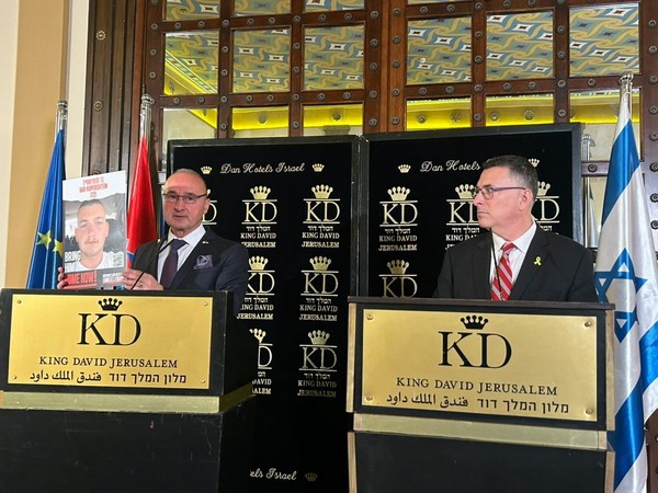 Croatian Foreign Minister Gordan Grlić Radman meets Israel’s Foreign Minister Gideon Sa’ar (Photo/X @grlicradman)