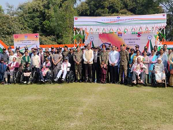 Visuals of the mega rally held in Sonitpur, Assam (Photo/ANI)