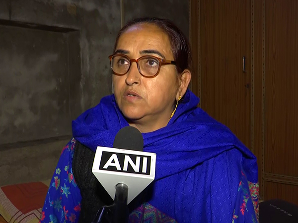 Savita, mother of Congress worker Himani Narwal (Photo/ANI)