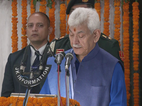 Jammu and Kashmir LG Manoj Sinha (Photo/ANI)