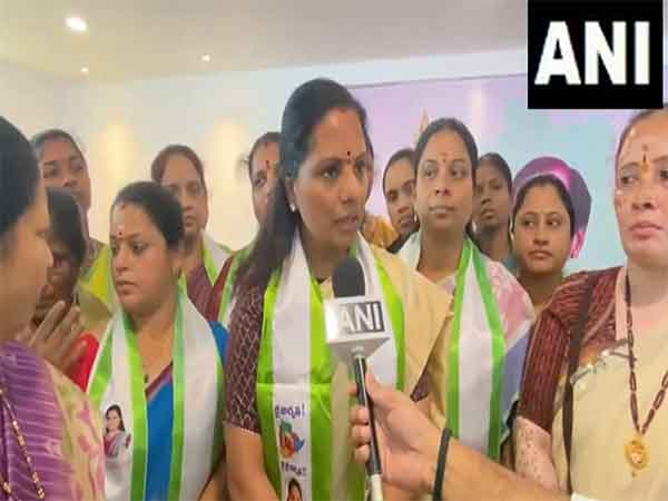 Bharat Rashtra Samithi (BRS) MLC K Kavitha (Photo/ANI)