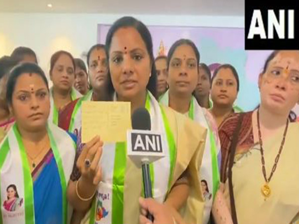 BRS leader K Kavitha (Photo/ANI)