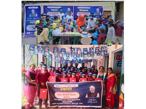 Bal Mitras participated in various programs in 30 major cities across 30 states to spread awareness about Jan Aushadhi  (Photo/ANI)