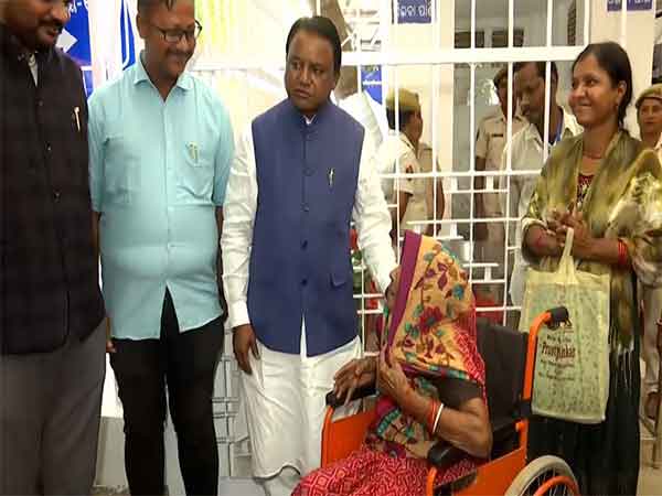 Odisha CM Mohan Charan Manjhi listens to grievances of people (Photo/ANI) 
