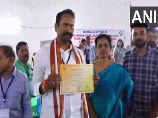  Independent candidate Sripal Reddy Pingili (Photo/ANI) 
