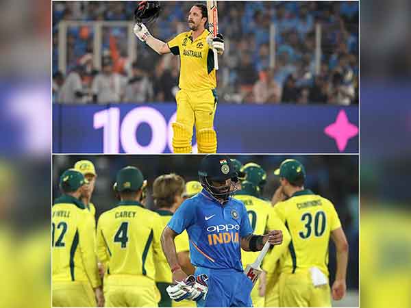 Travis Head (up) and Virat Kohli after dismissal to Zampa (down). (Photo- ICC and cricket.com.au)