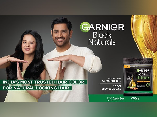 MS Dhoni brings his trusted legacy of making the most effective choices to Garnier Black Naturals’ with Sakshi Singh Dhoni