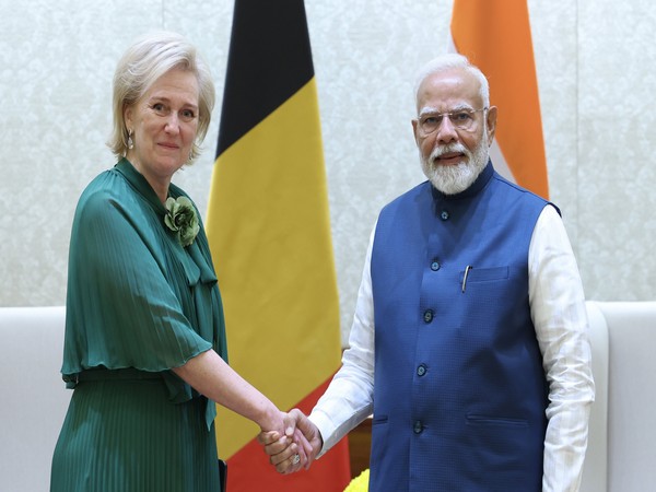 Prime Minister Narendra Modi with Princess Astrid of Belgium (Image: X@narendramodi)