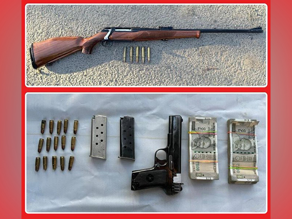 Punjab Police recover weapons, cash from drug traffickers (Photo/@DGPPunjabPolice)