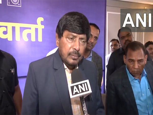 Union Minister of State for Social Justice and Empowerment, Ramdas Athawale (Photo/ANI)