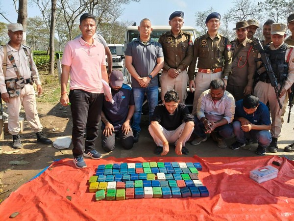  Police seized about 1 kg of heroin worth Rs 5 crore (Photo/ANI)