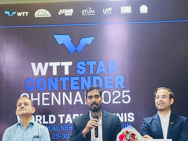 Sharath Kamal (middle) (Photo: WTT) 
