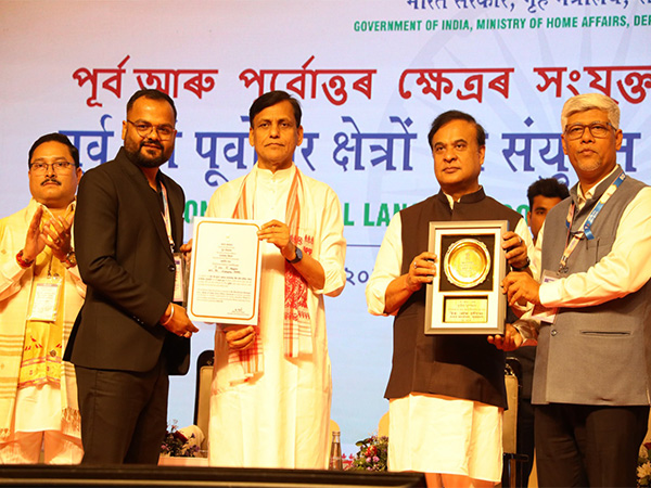 Assam Chief Minister Himanta Biswa Sarma and Union Minister of State for Home Affairs Nityanand Rai during the event (Photo/ANI)
